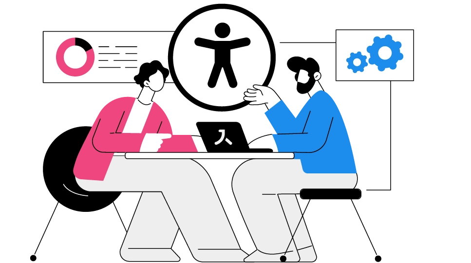 Accessibility Conformance Report Illustration